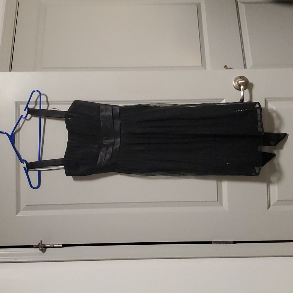 David's Bridal black cocktail dress. size 12